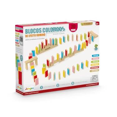 Imagem de Blocos Coloridos Junges - 70 peças
