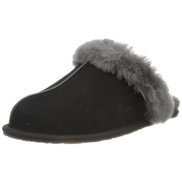 Imagem de UGG Pantufa feminina Scuffette II, Preto/cinza, 5