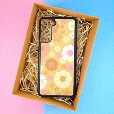 Imagem de Capa de TPU Flower PC para Samsung Galaxy S20 Ultra S10 Lite 2020 S9 S8 Plus S7 S6 S10 5G Capa Borda, A3, para Galaxy S21 ultra