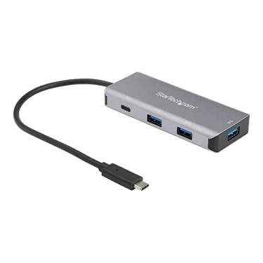 Imagem de StarTech.com Hub USB C de 4 portas com 3 USB A e 1 USB C – Hub SuperSpeed 10Gbps USB tipo C 3.2 geração 2 – alimentado por barramento USB – Hub adaptador USB-C compacto para USB – Hub portátil/laptop
