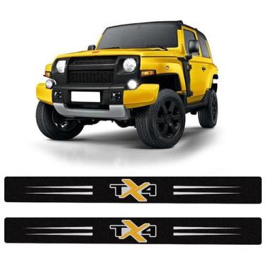 Imagem de Soleira da Porta Troller TX4 2015 Até 2021 Adesivo Protetor - SPORTINO