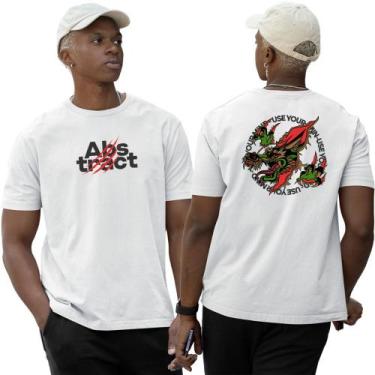 Imagem de Camiseta Basica Algodão Red Dragon Abstract Style Street - Abstract St