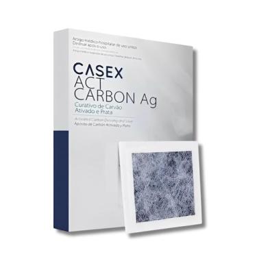 Imagem de  Curativo Act Carbon Ag Carvão Ativado com Prata 2 Unidades 10,5cm x 1