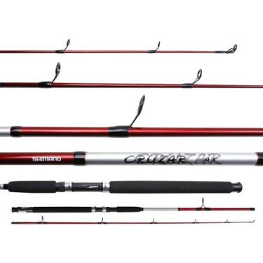 Imagem de Vara para molinete shimano cruzar red 6,0" (1,84m) 8-16lb - 2 partes