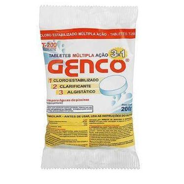 Imagem de Tablete Multipla acao 3x1 T200 Cloro Genco