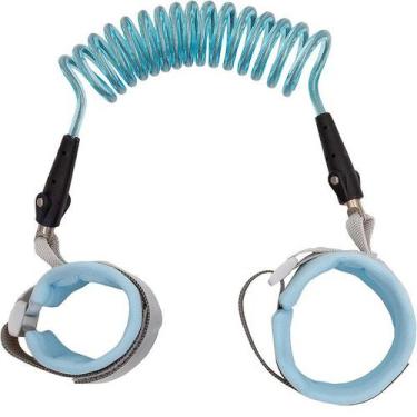 Imagem de Pulseira Guia para Criança Infantil Cordao de Segurança Buba Turquesa