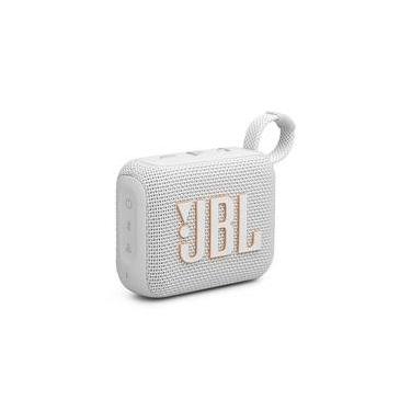 Imagem de Caixa de Som Portátil JBL GO 4, Bluetooth, 4.2W RMS, Até 7h, Branco - JBLGO4WHT