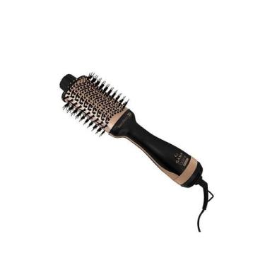 Imagem de Escova Modeladora Gama Keration 3D Bivolt - GAMA ITALY, Preto e Cobre,