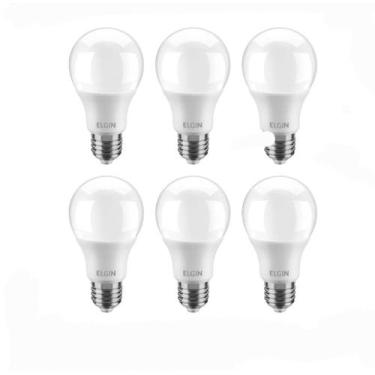 Imagem de Lampada de Led 9w Elgin Bivolt Kit com 8 Unidades 6500k 8100 Lumens Lu