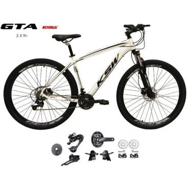 Imagem de Bicicleta Aro 29 KSW XLT Kit 2x9 Gta Sunrun Freio Disco K7 11/36 Pediv