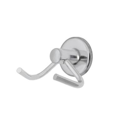 Imagem de Acessório Porta Toalha Cabide Gancho Duplo Lavatório Banheiro Cromado 