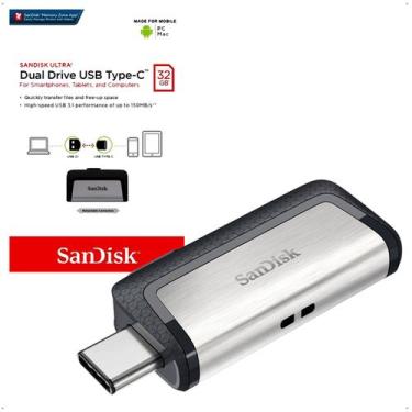 Imagem de Pendrive sandisk dual type-c 32gb