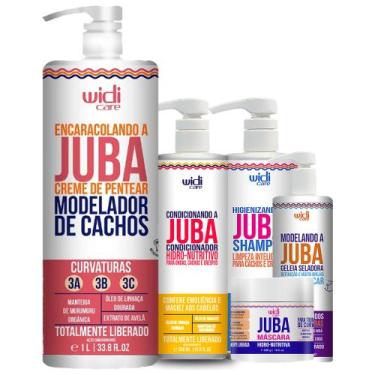 Imagem de Kit Widi Care Juba Encaracolando 1L Sham Cond Geleia Máscara