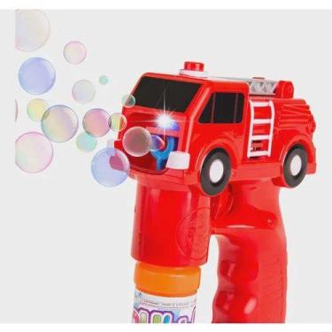 Imagem de Brinquedo Infantil Bombeiro Bolha De Sabão Som E Luz - Toy King