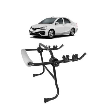 Imagem de Transbike Suporte Universal 2 Bicicletas Porta Mala Etios - METAL LINI