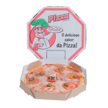 Imagem de Kit 2 Pacotes de Caixa de Pizza Oitavada Basic N35 - 50 Un. - Tamarozz