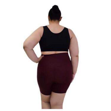 Imagem de Bermuda Meia coxa Plus Size Tamanhos Especiais em Suplex Poliamida - B