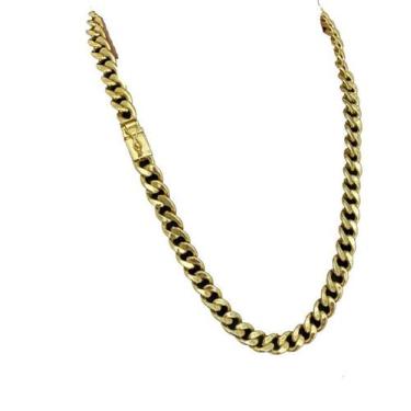 Imagem de Corrente PitBull 13mm - Banhada a ouro 18k - ToJoia18k, 70cm
