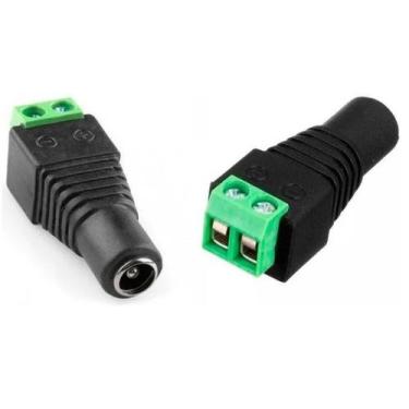 Imagem de Borne J4 F-mea 5x5 2,1mm Cftv - Tbera - Emb 10pçs - TEBERA, AUDIO E VI