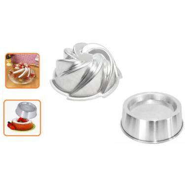 Imagem de Kit De Assadeira Forma Redonda Ballerine Piscina Fondue E Vulcão Espir
