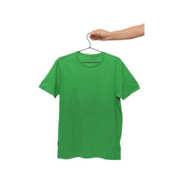 Imagem de Camiseta Masculina Lisa Algodão Básica Camisa Atacado 30.1 Verde Bande
