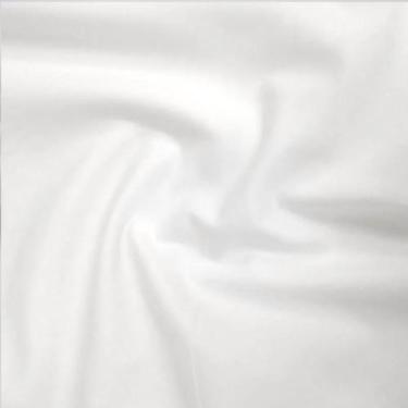 Imagem de Tecido Tricoline Branco Liso - 1,50m de Largura - Sua Casa Decor