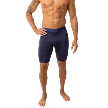 Imagem de Bermuda Térmica Compressão Anti Assaduras Segunda Pele Proteção Uv 50+