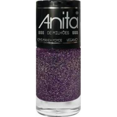 Imagem de Esmalte glitter de milhões manda mimos anita 10ml