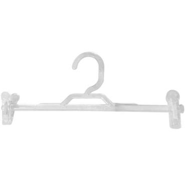 Imagem de Cabide de Presilha Para Saia Organizador Guarda Roupas Loja Transparen