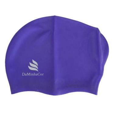 Imagem de Touca De Natação Afro P Daminhacor, Roxo