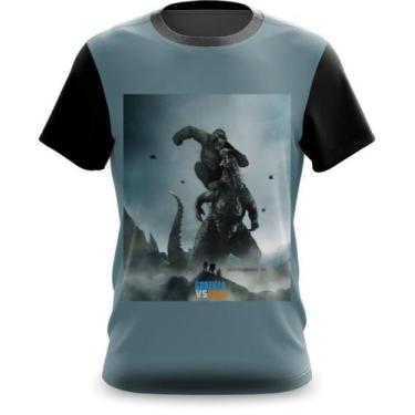 Imagem de Camiseta Camisa King Kong VS Godzilla 06 - Fabriqueta, GG