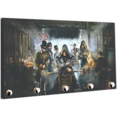 Imagem de Porta Chaves Jogos Games Assassins Creed Organizador Chaveiro - Vital 