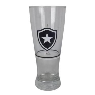 Imagem de Copo Botafogo Allmix Chopp 310ml, Unico, Transparente