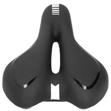 Imagem de Assento de Sela de Bicicletas, Acessórios de Equipamento de Ciclismo de Sela para Bicicletas de Estrada de Montanha Preto Exercício de Estrada Trekking Dobrável