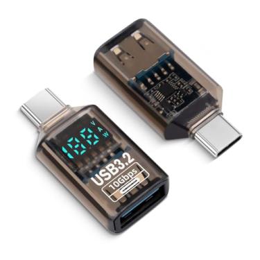 Imagem de Seminer Adaptador USB para USB C (pacote com 2), conversor USB tipo C macho para USB A 3.2 fêmea, Thunderbolt 3 para adaptador USB fêmea OTG para MacBook, Samsung e mais dispositivos tipo C