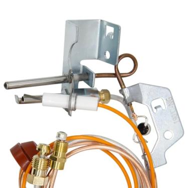 Imagem de Denkuhin Substituição de montagem piloto 9003542 para aquecedor de água a gás natural, A.O.Smith, Kenmore, State GS e GSX, peça de reposição 100109295 9003542005 18324190 9003530