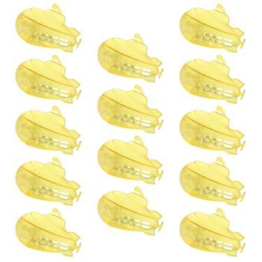 Imagem de puxyblue Pacote com 14 umidificador de limpeza de tanque amarelo pequeno submarino adequado para a maioria dos umidificadores e aquários, purifica a água, evita acúmulo de água dura, elimina poeira