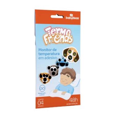 Imagem de Kit Adesivo Monitor Temperatura Bebê Termômetro Infantil Febre - Termo