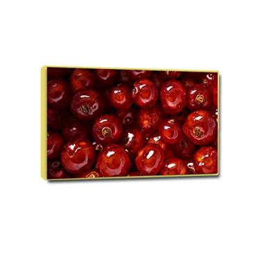 Imagem de Impressão de imagens de cozinha em tela - decoração de arte de parede em tela de cozinha grande - pôsteres e impressões de frutas vermelhas - Comida a imagem para decoração de sala de jantar 20 x 30