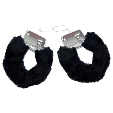 Imagem de Algema Sexual Pelúcia em Metal - Fetiche Sexual Sex Shop (Preto)