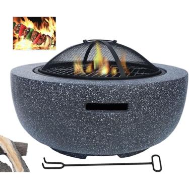 Imagem de Braseiro Churrasqueira Portatil Lareira de Jardim Externa