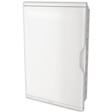 Imagem de Quadro distribuição embutir 36d/27n branco sem barramento krona