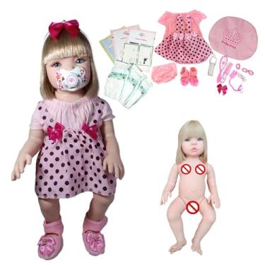 Imagem de Bebê Reborn Menina 100% Silicone Enxoval Com Bolsa -24 Itens