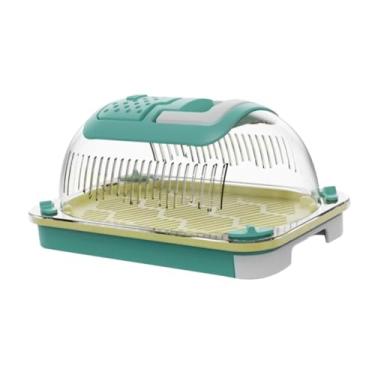 Imagem de Gralara Réptil Terrarium réptil Habitat Recipler Tank Tank Conveniente Caixa de criação de répteis Transportador de répteis para lagartos lagartos lagartos,