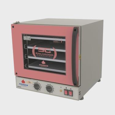 Imagem de Forno Turbo Elétrico fast Oven 4 Assadeiras PRP-004 Rosa 220V - Progás