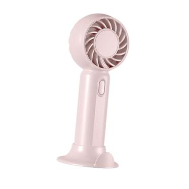 Imagem de Ｂｅｓｇａ Ventilador portátil Ventilador de mão compacto USB recarregável Ventilador pessoal Ventilador de mesa para parque Quarto Camping Trabalho Casa, Rosa