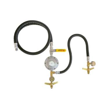 Imagem de KIT - Regulador Válvula de Gás 5kg Baixa Pressão - Venâncio - VENANCIO