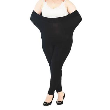 Imagem de Meia Calça Térmica Flanelada Segunda Pele sem Pé: Plus Size - HR