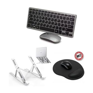 Imagem de BDNET, Teclado E Mouse Bluetooth+ Sup +mouse Pad P/Notebook