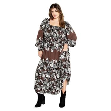 Imagem de Plus Size Maxi Sadie PLC em Coco Floral PLC, Coco Floral Plc, 54